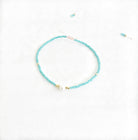 Buy Palma Australia - Beaded Turquoise and Pearl Adjustable Bracelet by Palma Australia - at Hamish & Grace