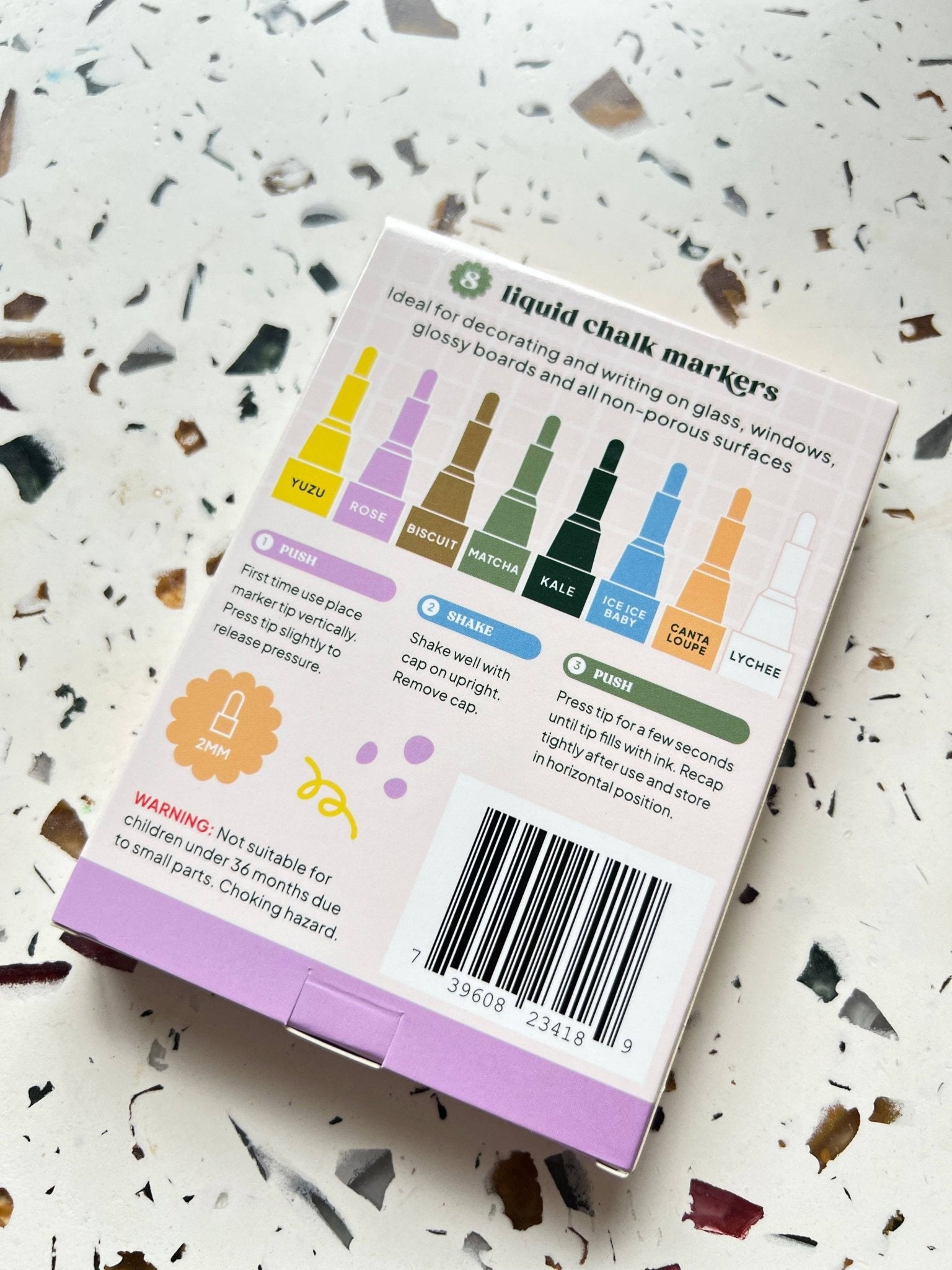 Buy Pastel Chalk Pens - 8 Pack by Growme Melbourne - at Hamish + Grace