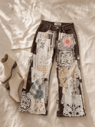 Buy Patchwork Denim Barrel by 132 Fashion - at Hamish + Grace