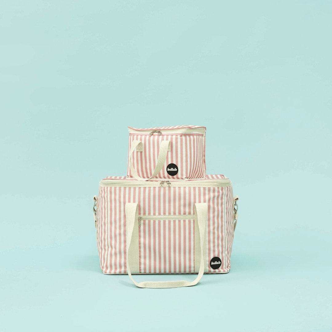 Buy Picnic Bag Rose Stripe by Kollab - at Hamish & Grace