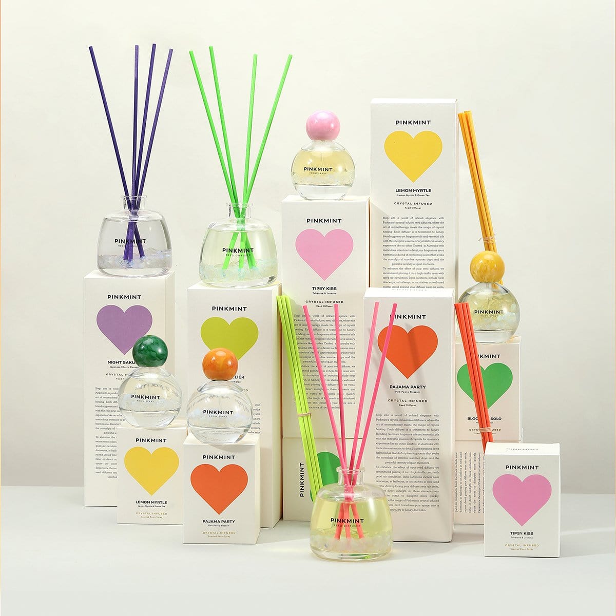 Pinkmint Candle Homewares Blooming Solo Room Spray Crystal Infused 