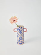 Buy PREORDER - Jones & Co - GRIFFE BLUE FLORAL BUD VASE by Jones & Co - at Hamish & Grace