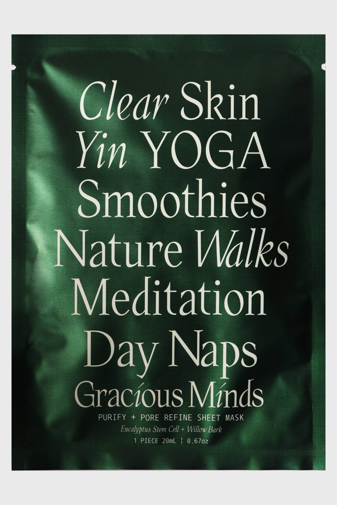 Buy Purify and Pore Refine Sheet Mask by Gracious Minds - at Hamish + Grace