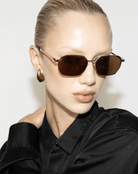 Buy Reality Eyewear - Limelight - Gold Brown by Reality Eyewear - at Hamish + Grace