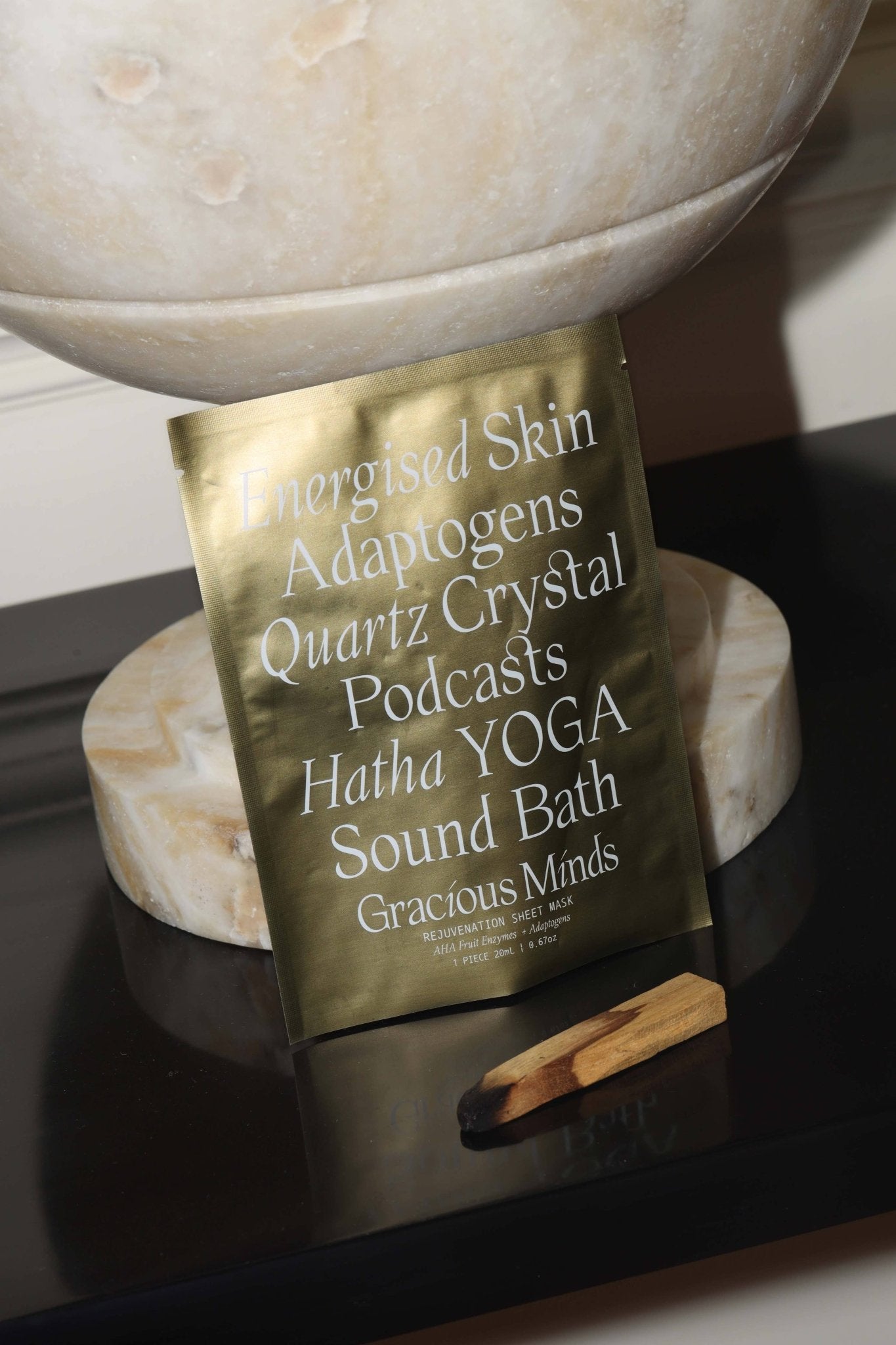 Buy Rejuvenation Gold Sheet Mask by Gracious Minds - at Hamish + Grace
