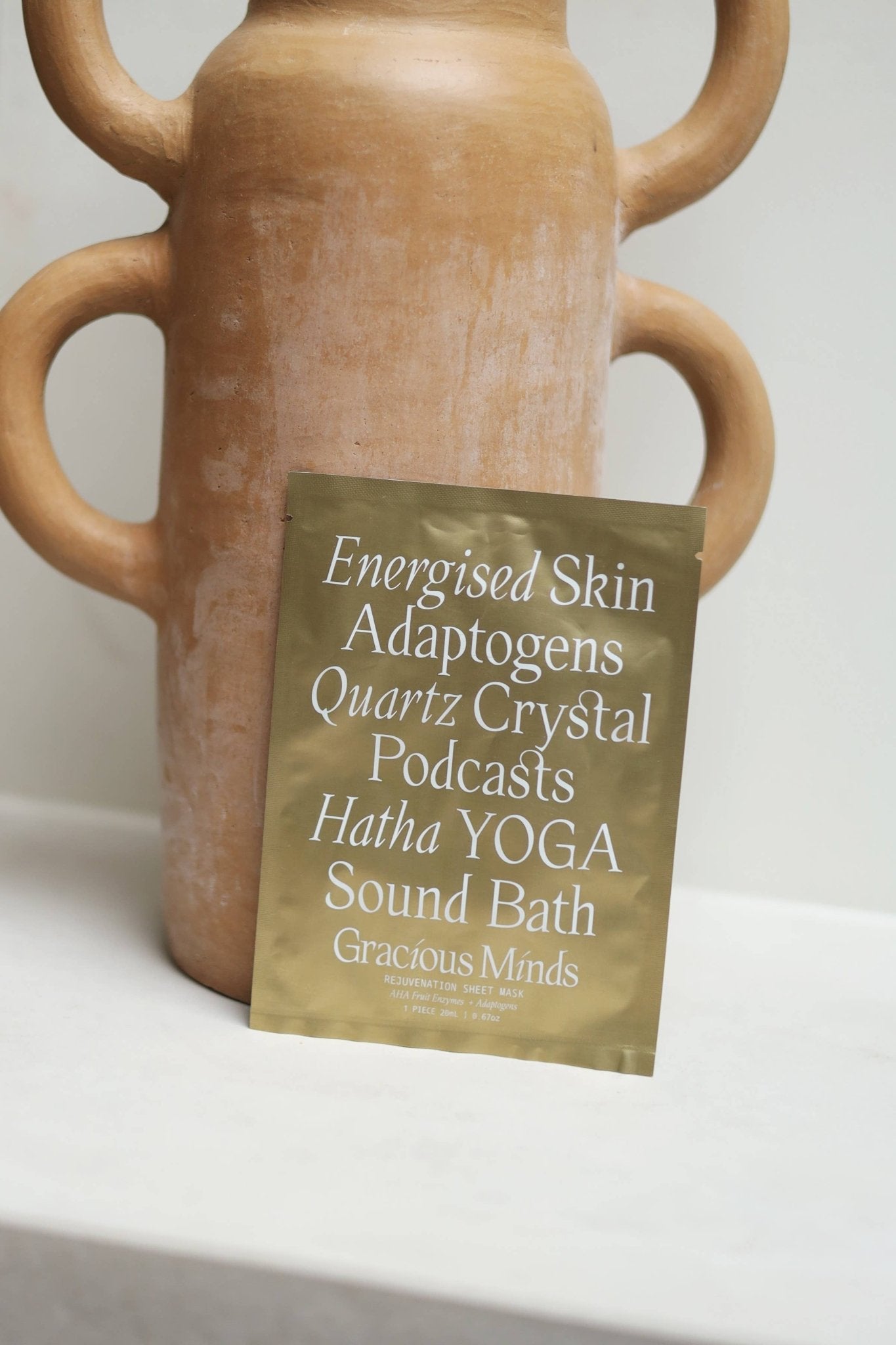 Buy Rejuvenation Gold Sheet Mask by Gracious Minds - at Hamish + Grace