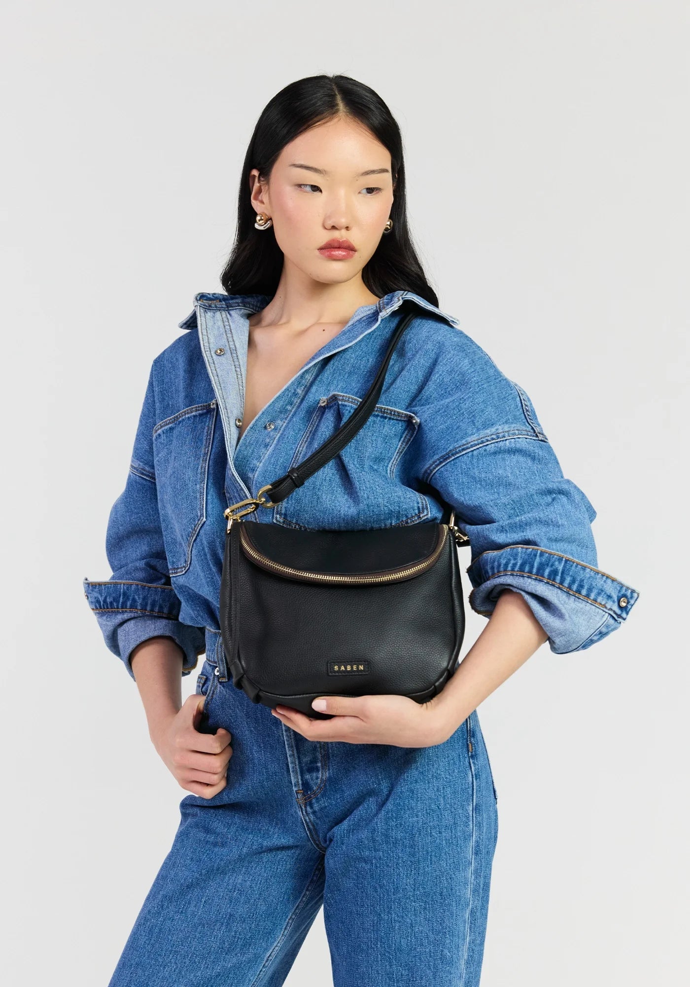 Buy Saben - Fifi Crossbody Black by Saben - at Hamish + Grace