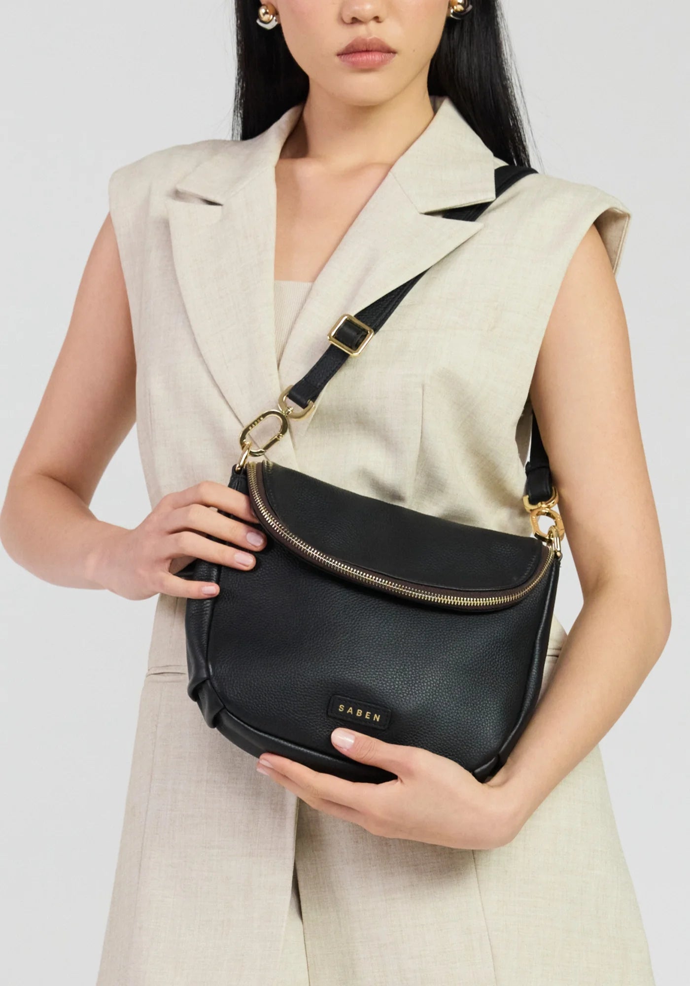 Buy Saben - Fifi Crossbody Black by Saben - at Hamish + Grace