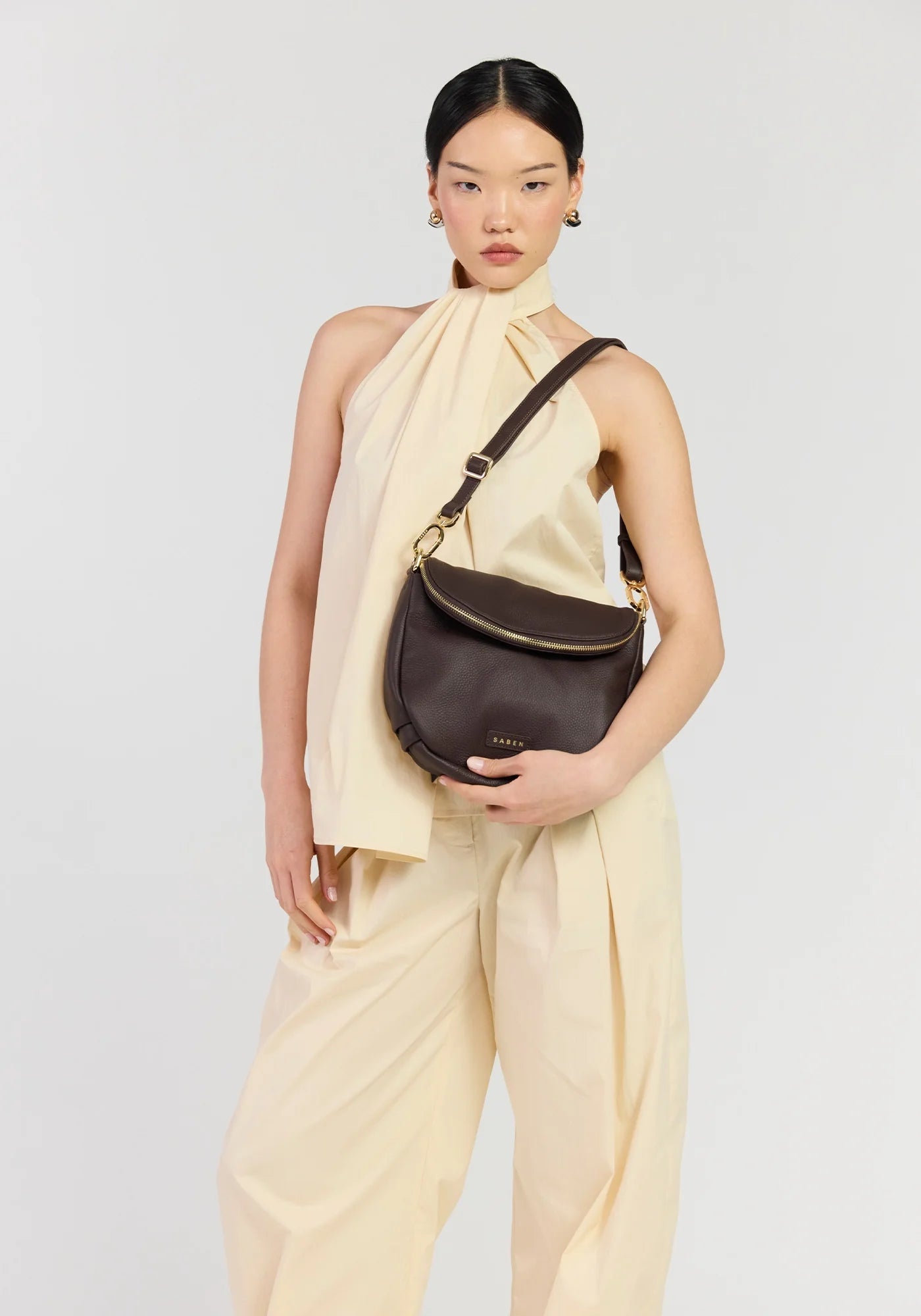 Buy Saben - Fifi Crossbody Cacao by Saben - at Hamish + Grace