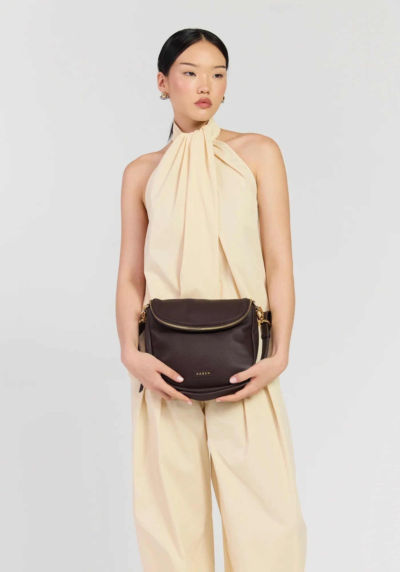 Buy Saben - Fifi Crossbody Cacao by Saben - at Hamish + Grace