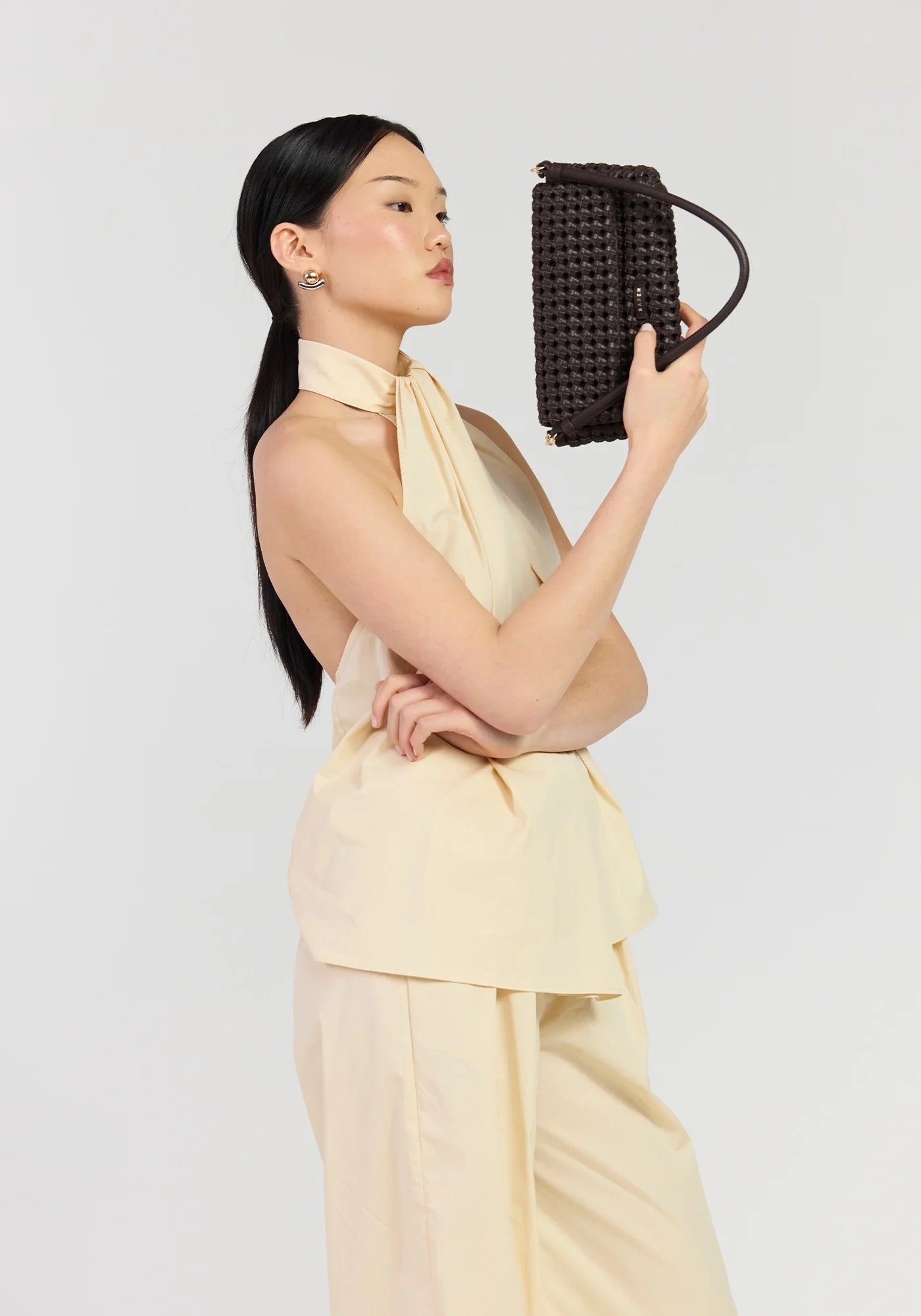 Buy Saben - Milla Shoulder Bag Chocolate by Saben - at Hamish + Grace