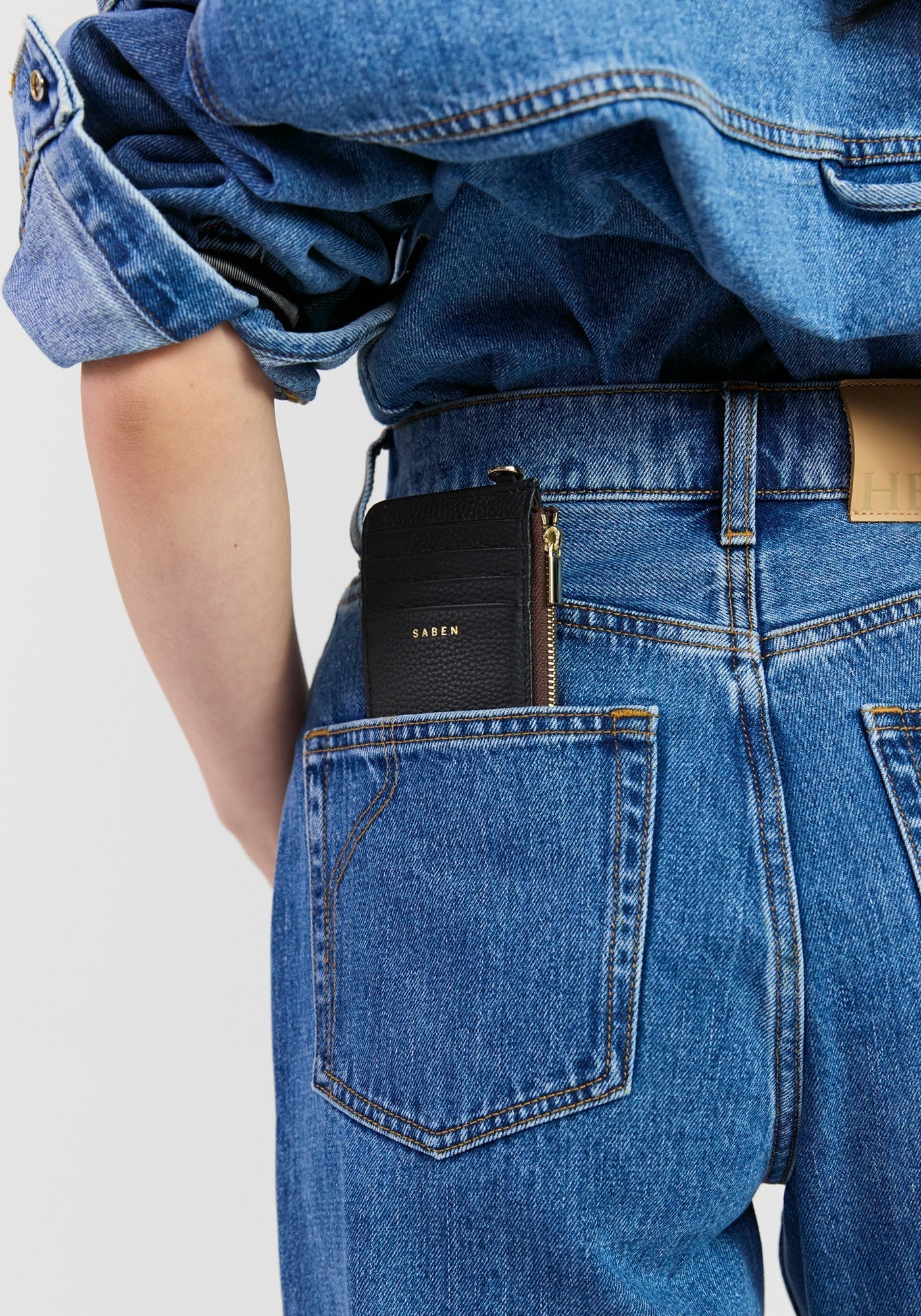 Buy Saben - Winona Card Holder Black by Saben - at Hamish + Grace