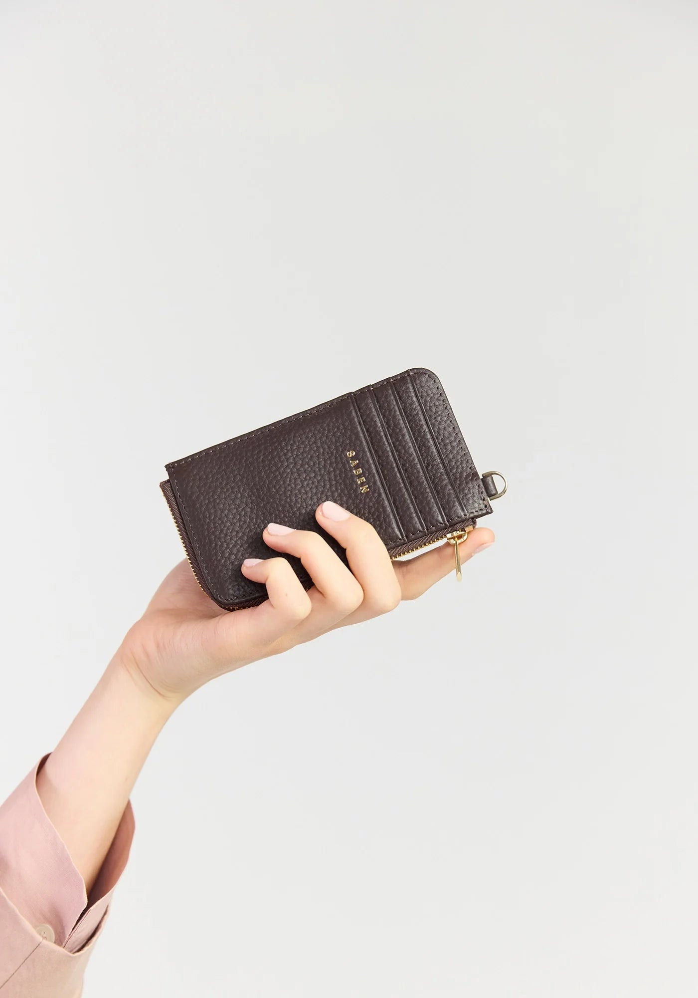 Buy Saben - Winona Card Holder Cacao by Saben - at Hamish + Grace