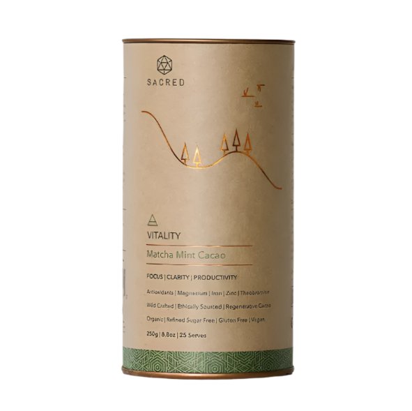 Buy Sacred Taste - Matcha Mint Cacao (Vitality) by Hamish & Grace - at Hamish & Grace