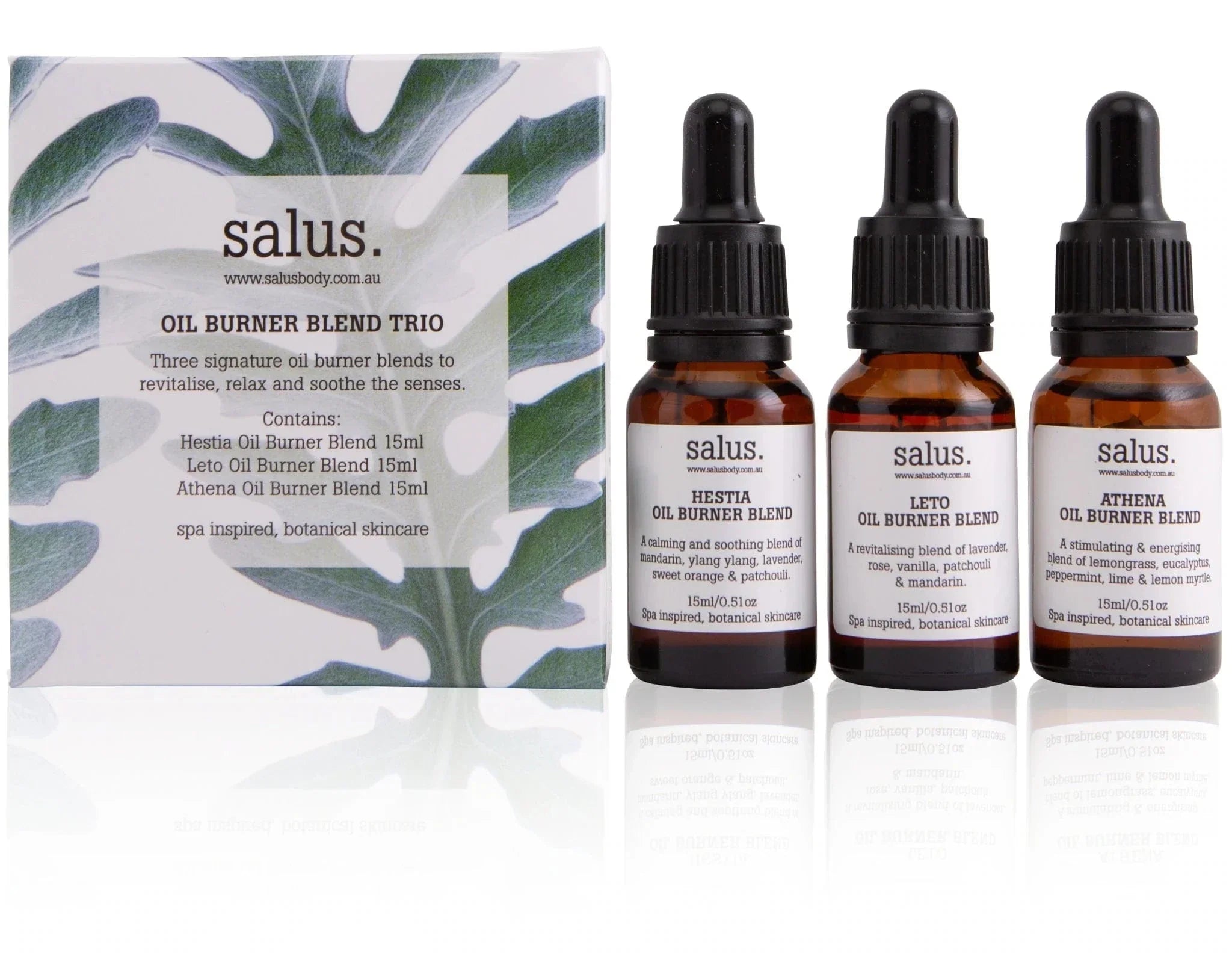 Salus Body Bath + Body Salus - Oil Burner Blend Trio