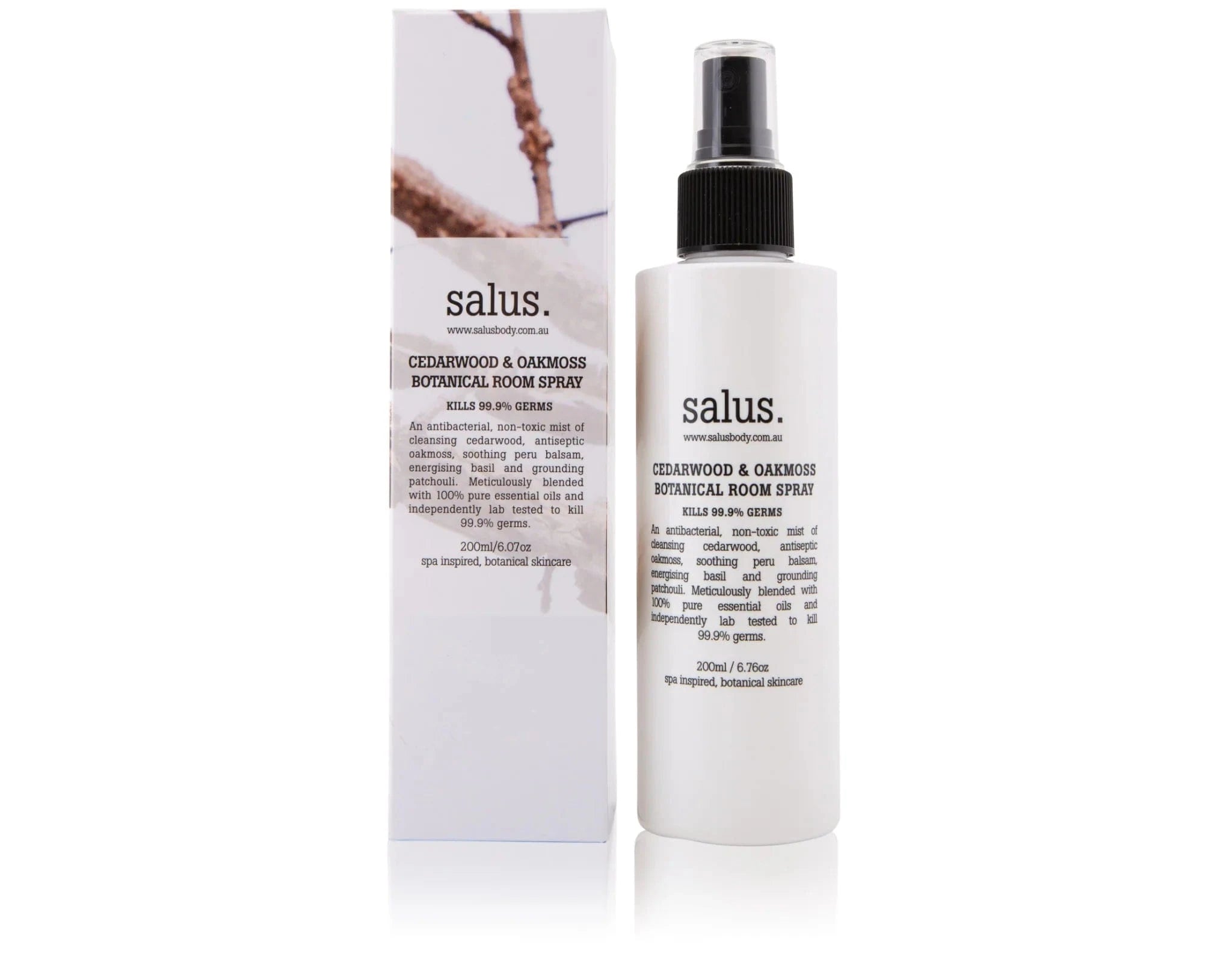 Salus Body Homeware Salus - Cedarwood & Oakmoss Botanical Room Spray
