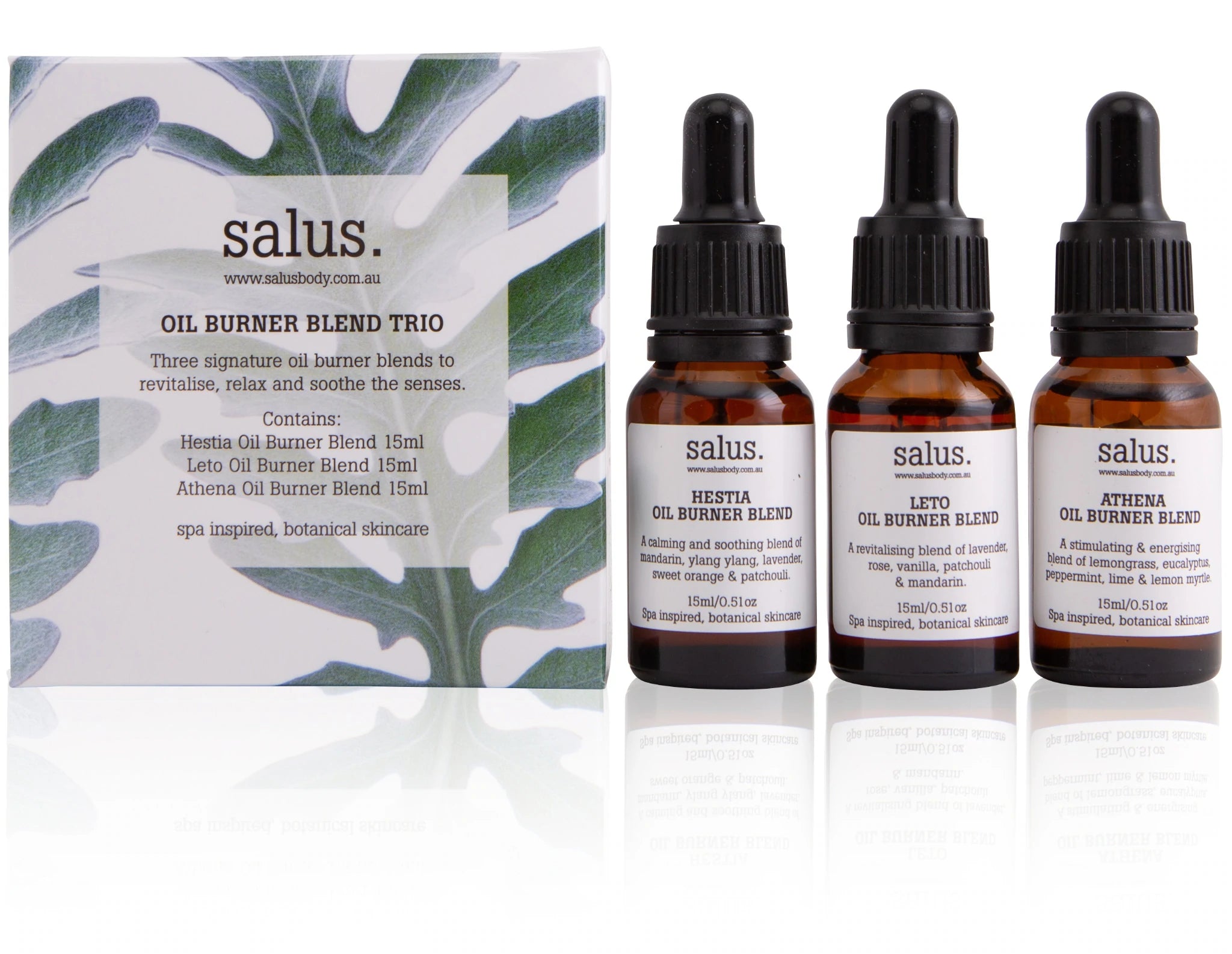 Buy Salus - Oil Burner Blend Trio by Salus Body - at Hamish & Grace