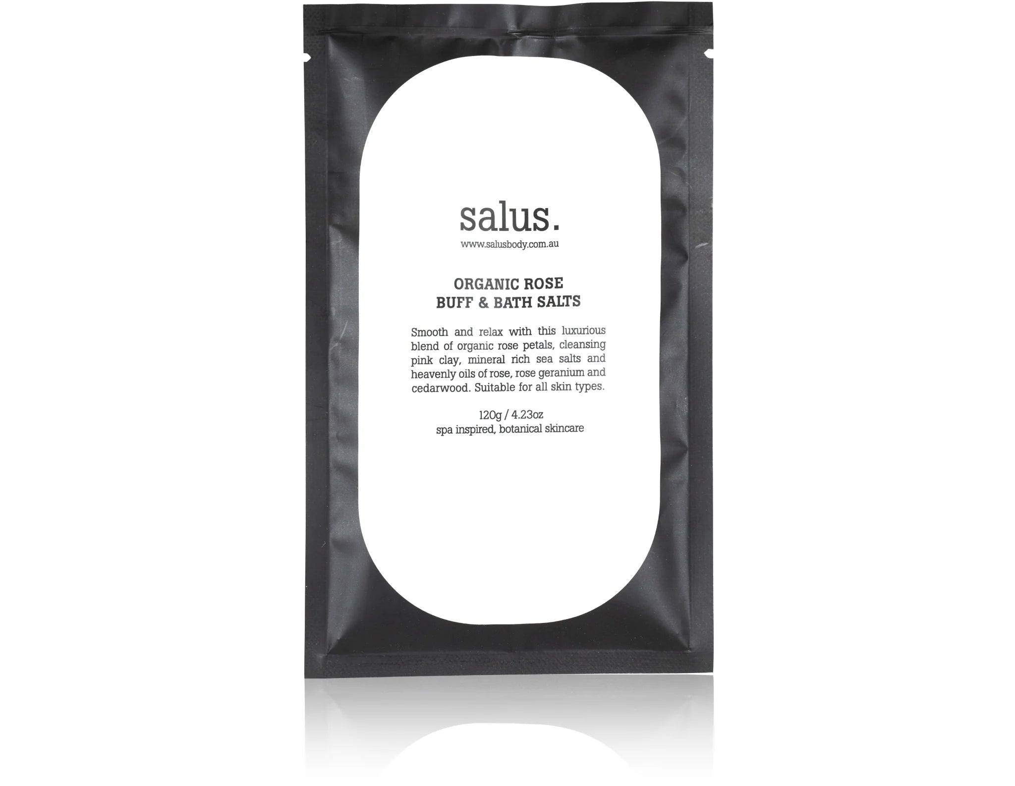 Buy Salus - Organic Rose Buff & Bath Salts by Salus Body - at Hamish & Grace