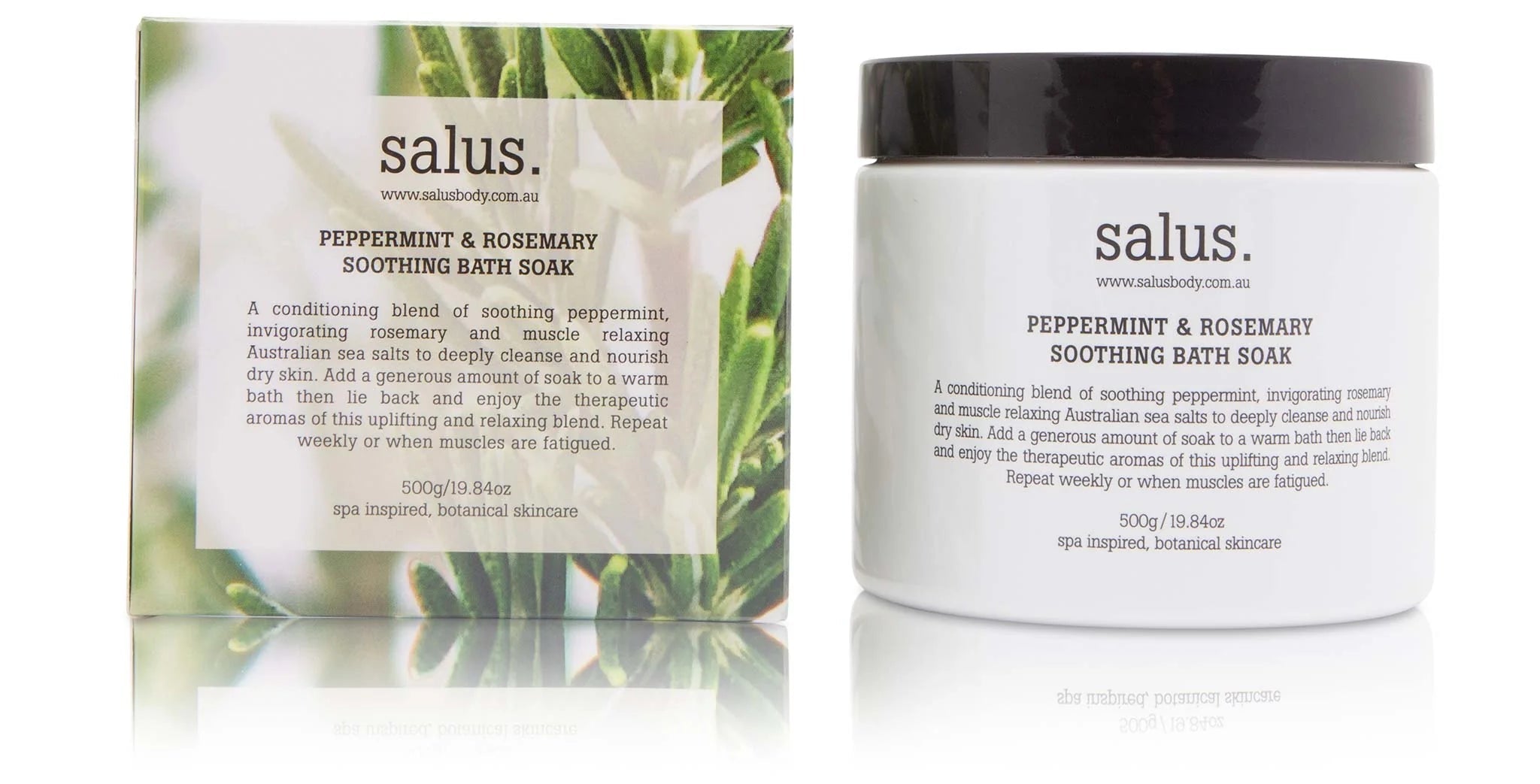 Buy Salus - Peppermint & Rosemary Soothing Bath Soak by Salus Body - at Hamish & Grace