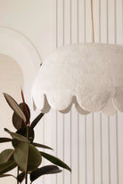 Buy Scalloped Pendant Light - White - Large by Her Hands - at Hamish & Grace