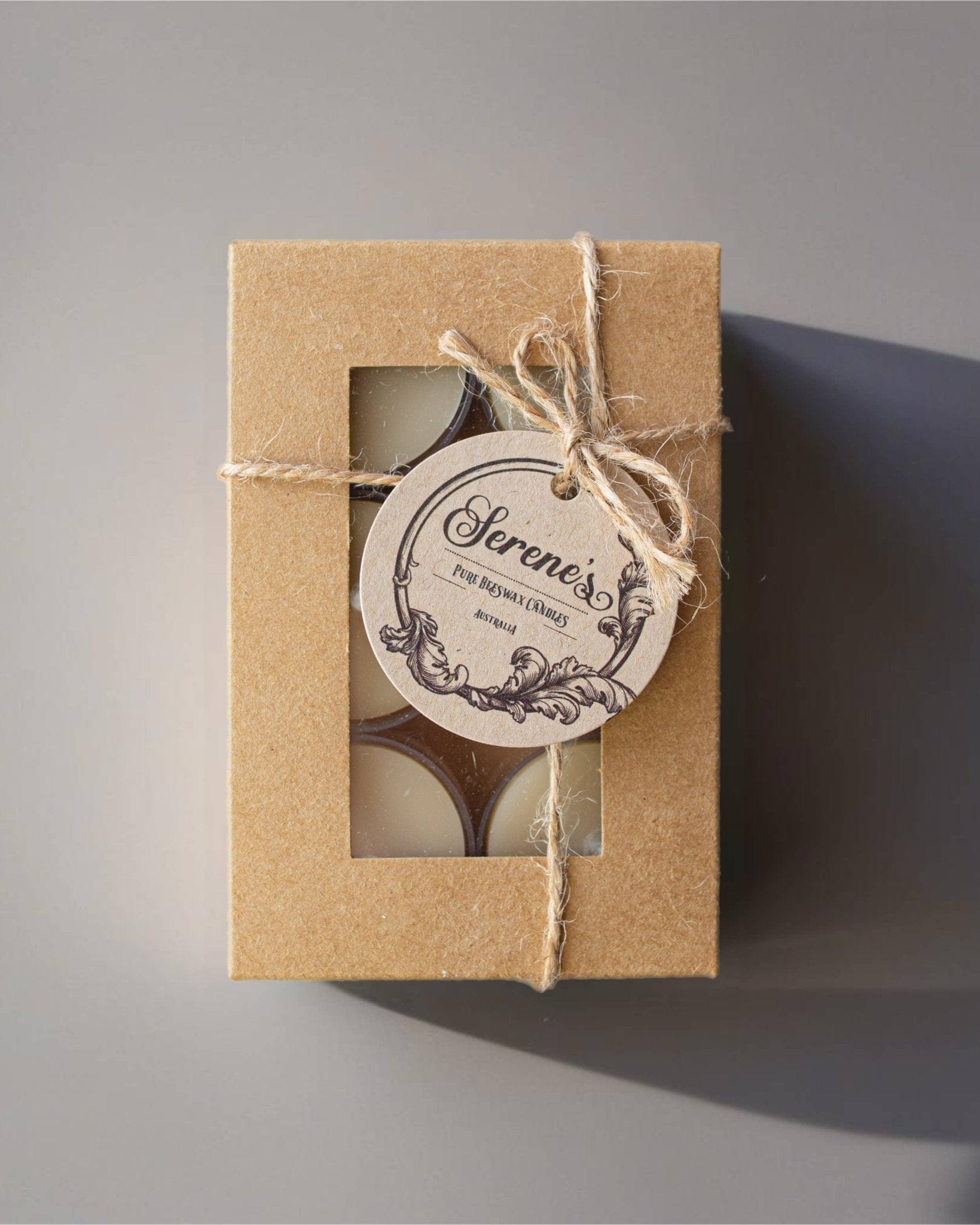 Serenes Beeswax Chandlery Homeware Beeswax Tea Light Candles | Box of 6