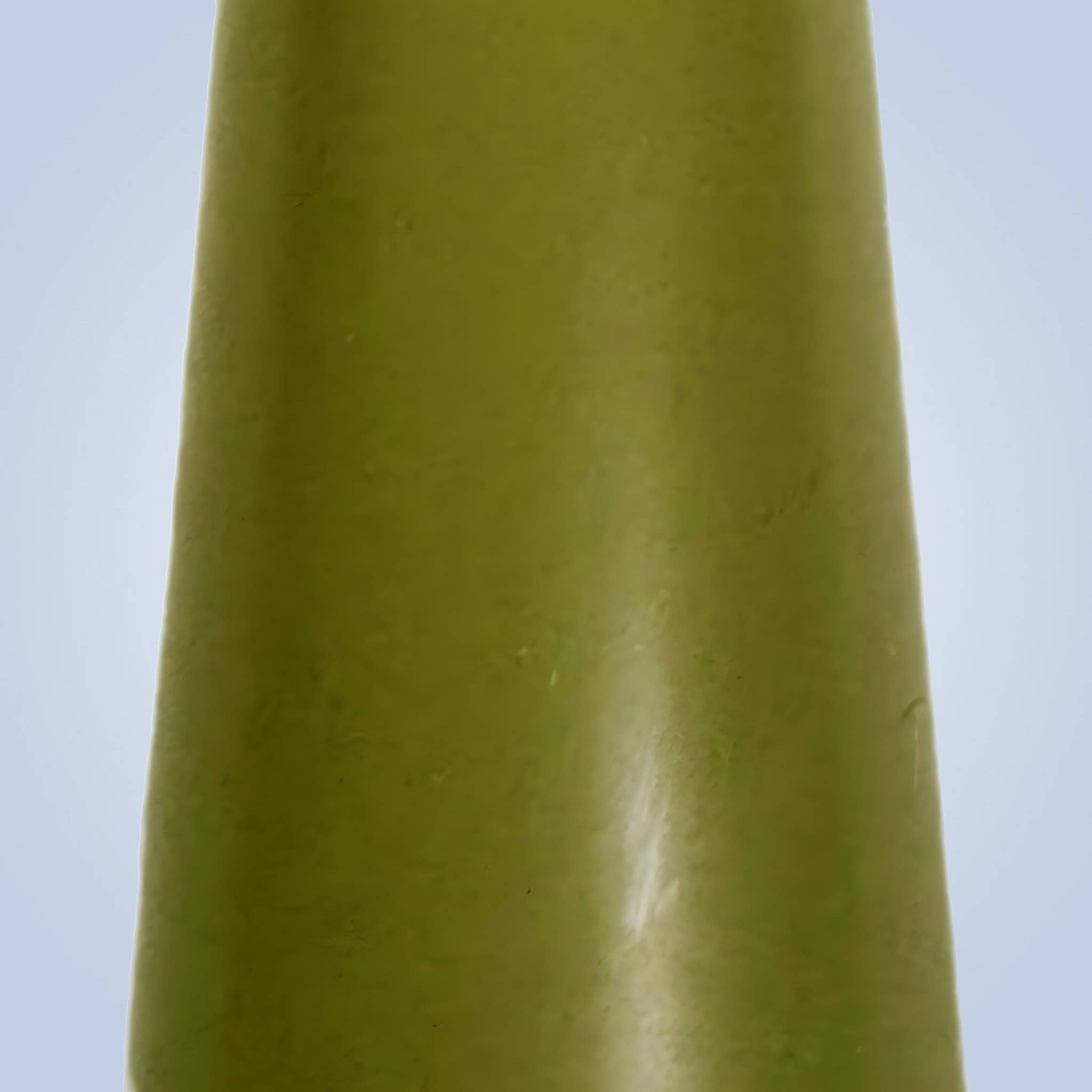 Serenes Beeswax Chandlery Homeware Coloured Beeswax Taper Candle | Desert Lime | 25cm