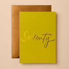 Buy Seventy Birthday Card | Signature Foil Greeting Card by Gabrielle & Celine Greeting Cards Australia - at Hamish + Grace