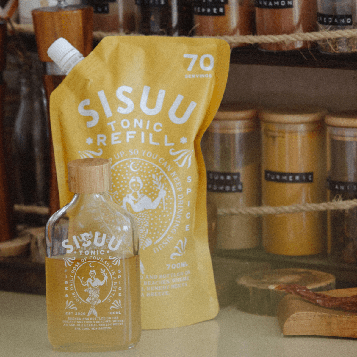 Buy SISUU Tonic - Fire & Spice - 180ml by SISUU - at Hamish & Grace