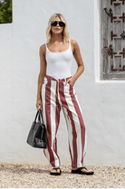 Buy Smaibulin - Stripe Red/White by Smaibulin - at Hamish + Grace