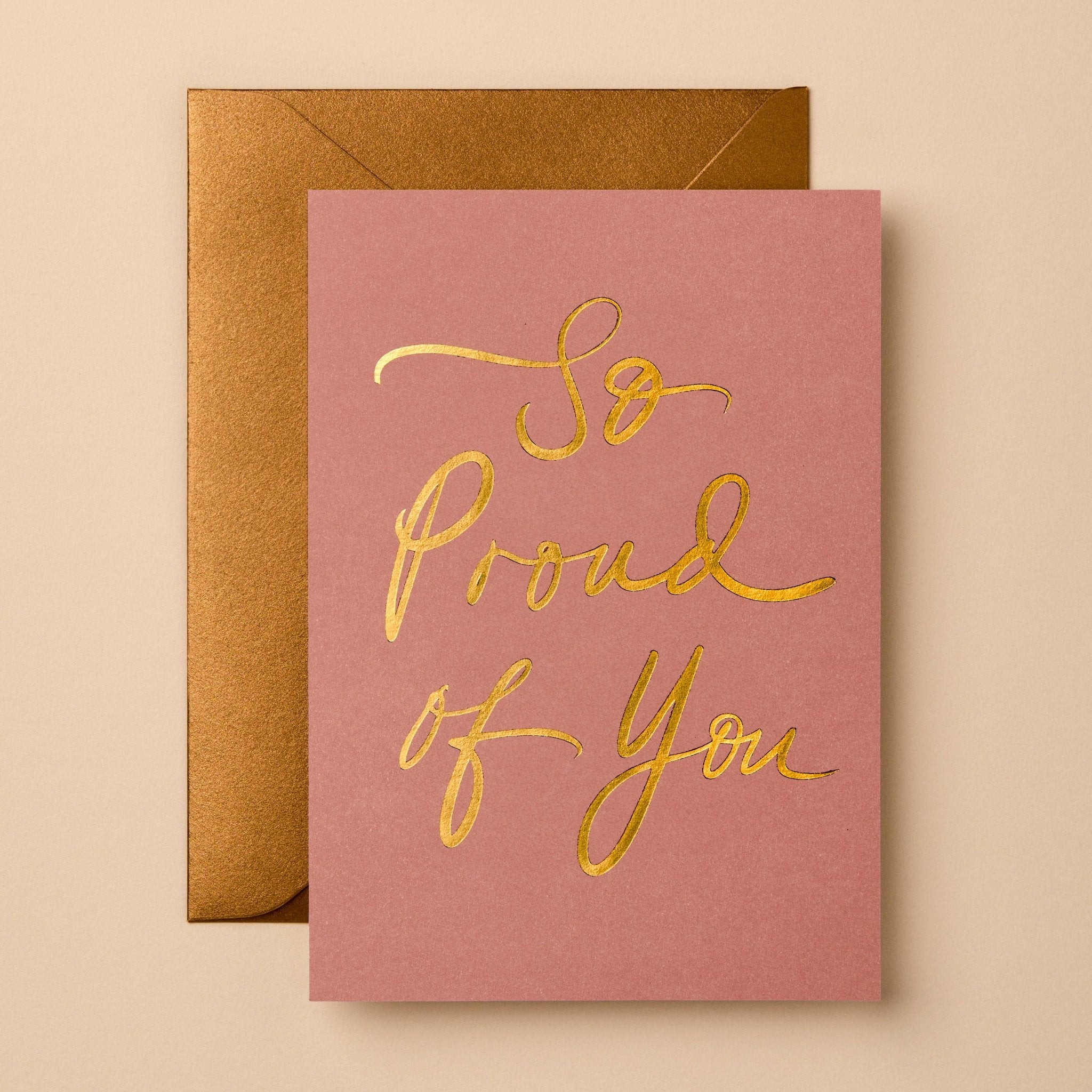 Buy So Proud of You Greeting Card | Luxury Foil Design by Gabrielle & Celine Greeting Cards Australia - at Hamish + Grace