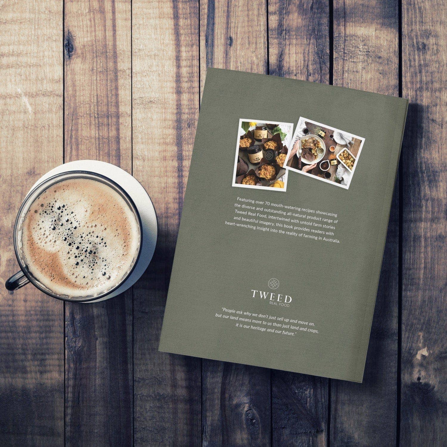 Buy Story and Recipe Book There is a story behind every meal by Tweed Real Food - at Hamish + Grace