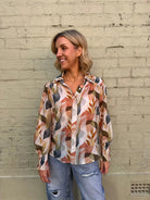Buy Sunny Girl - Autum Floral Print Shirt by Sunny Girl - at Hamish + Grace