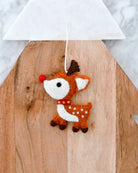 Buy Tara Treasures - Christmas Ornament - Felt Deer by Tara Teasures - at Hamish + Grace