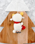 Buy Tara Treasures - Christmas Ornament - Felt Lamb With Stocking by Tara Teasures - at Hamish + Grace