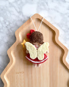 Buy Tara Treasures - Felt Angel with Red dress by Tara Teasures - at Hamish + Grace