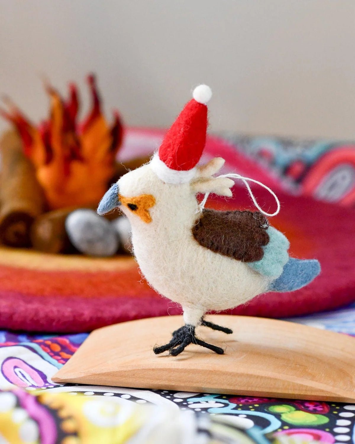 Buy Tara Treasures - Felt Australian Kookaburra Christmas Ornament by Tara Teasures - at Hamish + Grace