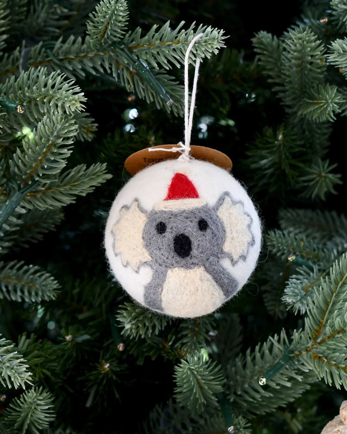 Buy Tara Treasures - Felt Christmas Bauble Ornament - Koala by Tara Teasures - at Hamish + Grace