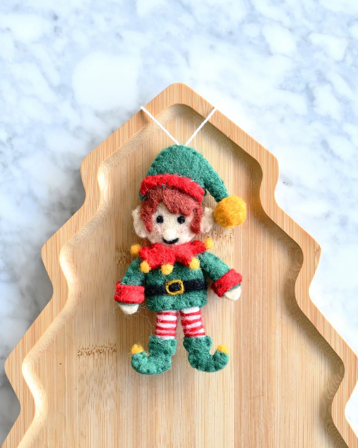 Buy Tara Treasures - Felt Christmas Elf Ornament by Tara Teasures - at Hamish + Grace