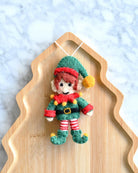 Buy Tara Treasures - Felt Christmas Elf Ornament by Tara Teasures - at Hamish + Grace
