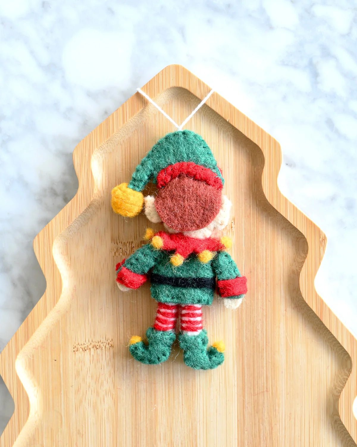 Buy Tara Treasures - Felt Christmas Elf Ornament by Tara Teasures - at Hamish + Grace