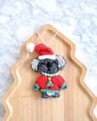 Buy Tara Treasures - Felt Christmas Koala in Sweater Ornament by Tara Teasures - at Hamish + Grace