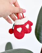 Buy Tara Treasures - Felt Christmas Mittens Ornament by Tara Teasures - at Hamish + Grace