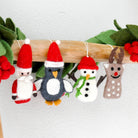 Buy Tara Treasures - Felt Christmas Ornaments (Set of 4) by Tara Teasures - at Hamish + Grace