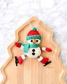 Buy Tara Treasures - Felt Christmas Snowman Ornament by Tara Teasures - at Hamish + Grace