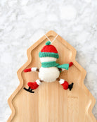 Buy Tara Treasures - Felt Christmas Snowman Ornament by Tara Teasures - at Hamish + Grace