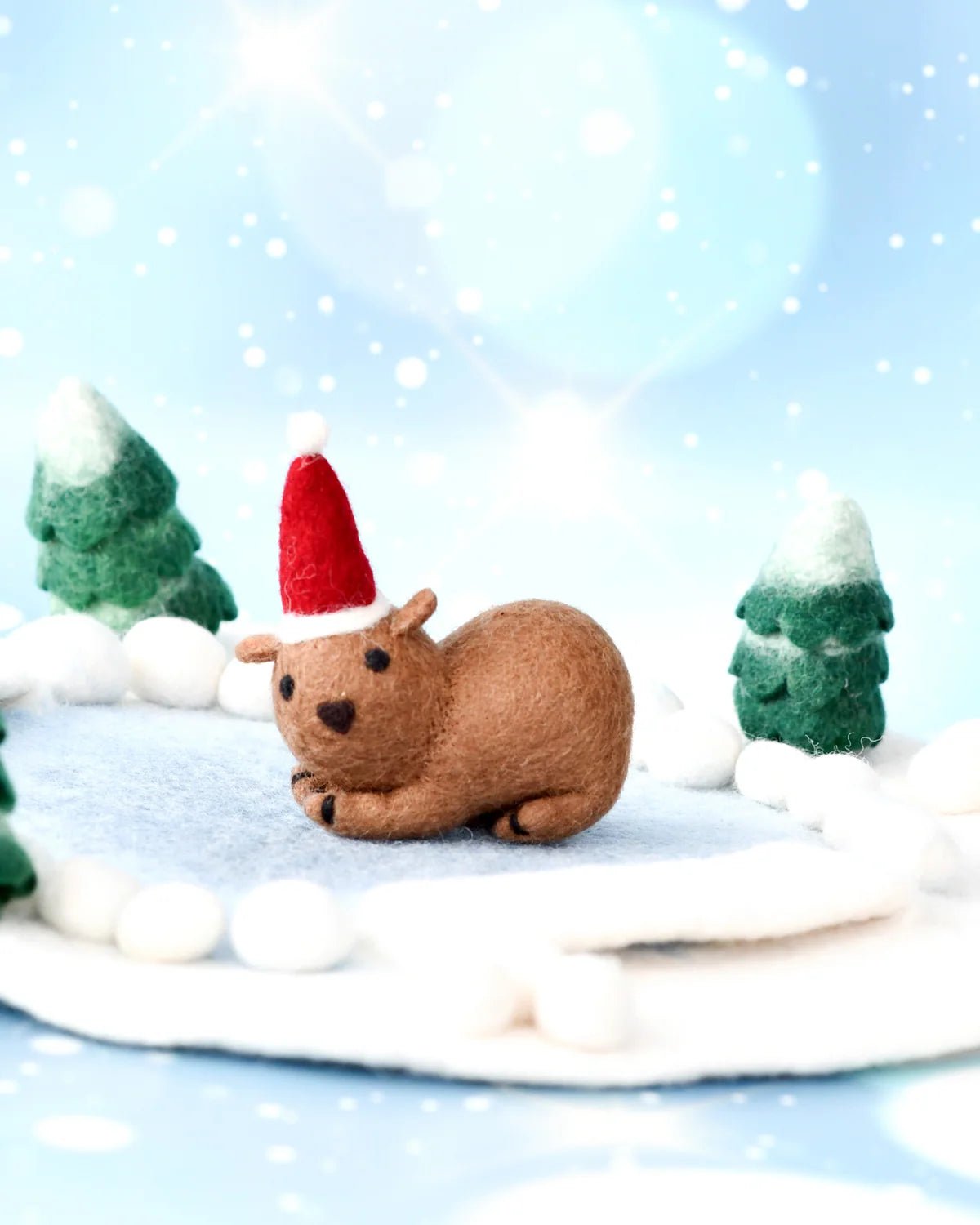 Buy Tara Treasures - Felt Christmas Wombat Toy by Tara Teasures - at Hamish + Grace