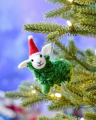 Buy Tara Treasures - Felt Green Sheep Christmas Ornament by Tara Teasures - at Hamish + Grace