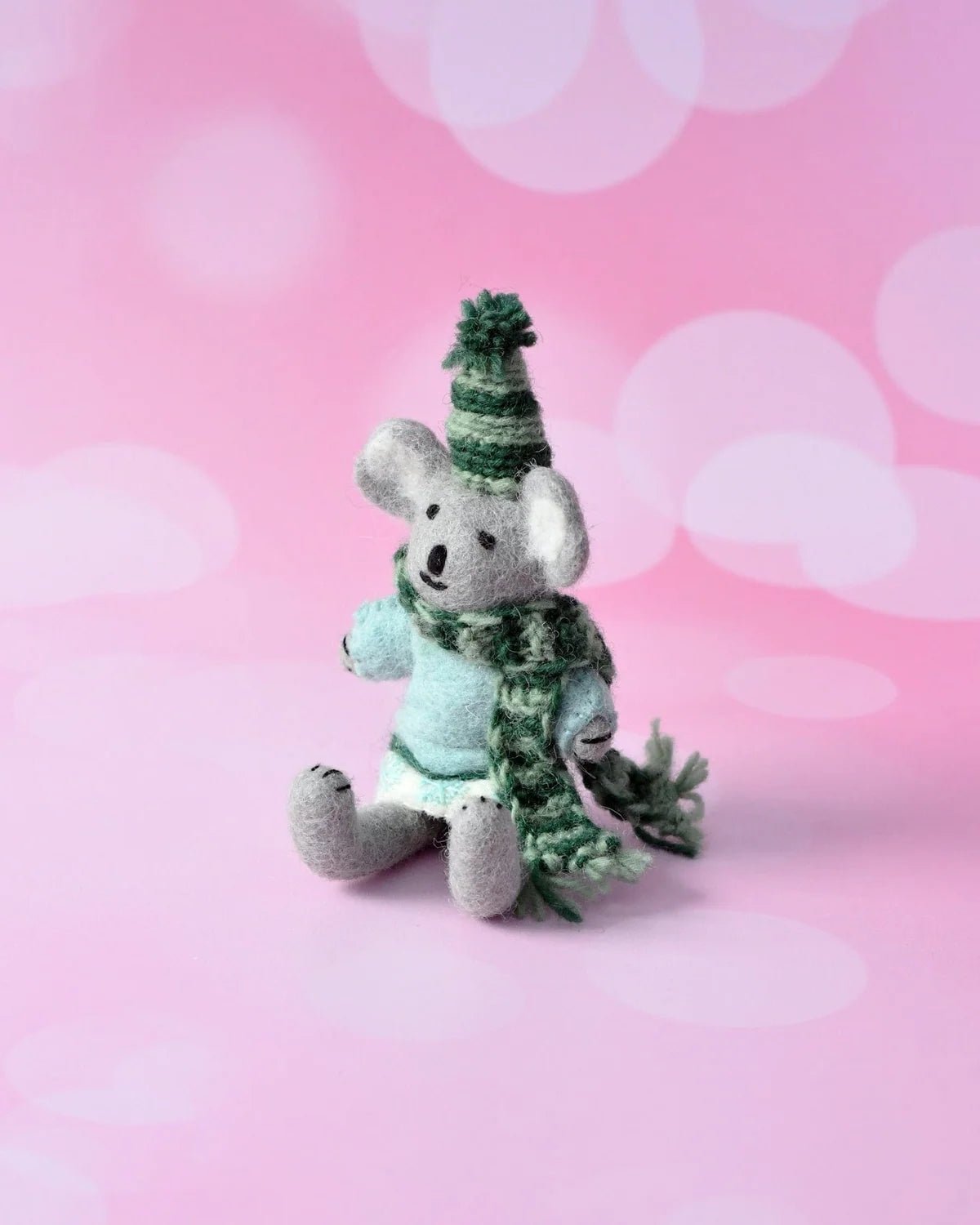Buy Tara Treasures - Felt Koala with Blue Sweater by Tara Teasures - at Hamish + Grace