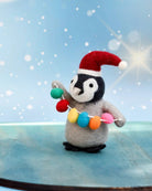 Buy Tara Treasures - Felt Penguin with Festoon Light Bulbs Toy by Tara Teasures - at Hamish + Grace