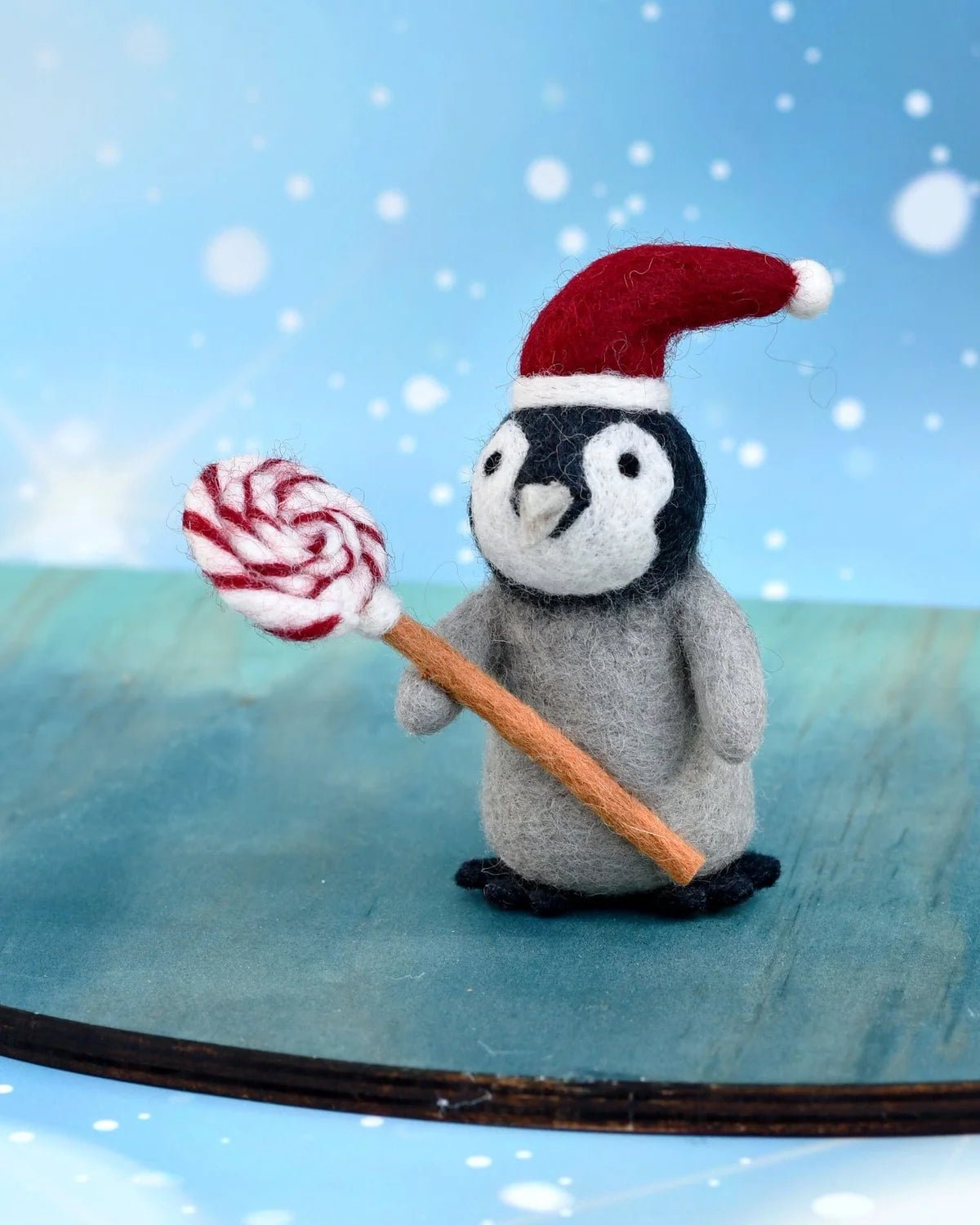 Buy Tara Treasures - Felt Penguin with Festoon Light Bulbs Toy by Tara Teasures - at Hamish + Grace